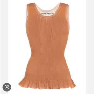 Acne Studios Sheer Tank Top, S
